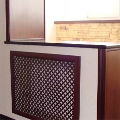 Экраны для радиаторов ХДФ, ротанг, ПВХ